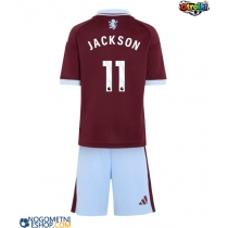 Otroški Nogometni dresi Aston Villa Nicolas Jackson #11 Domači 2026-27 Kratek Rokav (+ Kratke hlače)